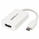 StarTech.com CDP2HDUCPW USB graphics adapter 3840 x 2160 pixels White