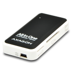 Axagon CRE-X1 card reader USB 2.0 Black, White