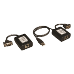 Tripp Lite B130-101-U VGA over Cat5/6 Extender Kit, Transmitter/Receiver for Video, USB Powered, Up to 500 ft. (152 m), TAA