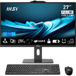 MSI Pro AP272P 13MA-475AU All-in-One PC/workstation Intel® Core™ i7 i7-13700 68.6 cm (27") 1920 x 1080 pixels 16 GB DDR5-SDRAM 512 GB SSD Windows 11 Pro Wi-Fi 6E (802.11ax) Black