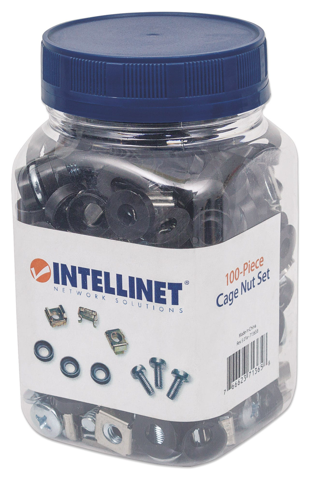 Intellinet Cage Nut Set, 100 pieces