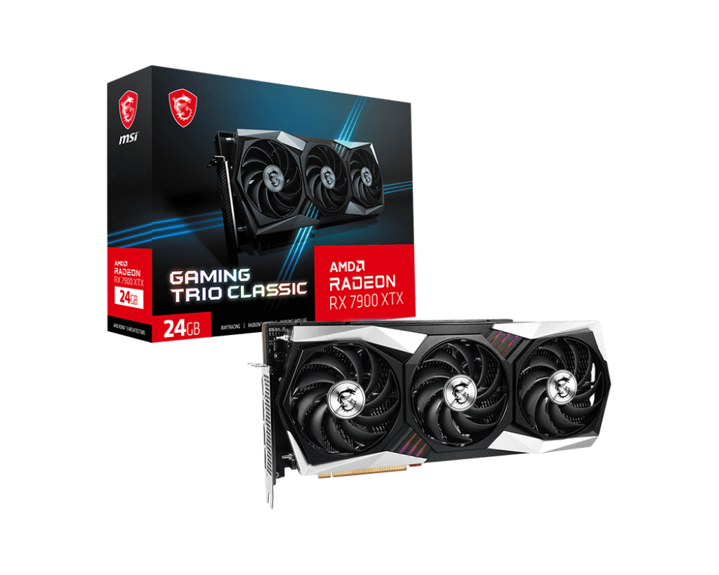Image of MSI GAMING Radeon RX 7900 XTX Trio Classic 24G AMD Radeon RX 7900...