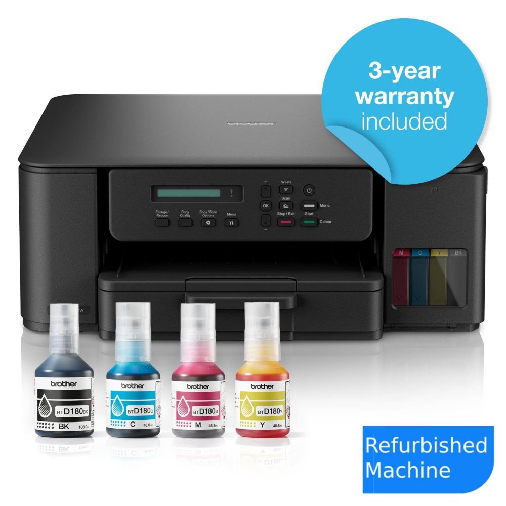 DCP-T580DW Colour Inkjet A Grade - Refurbished Machine thumbnail