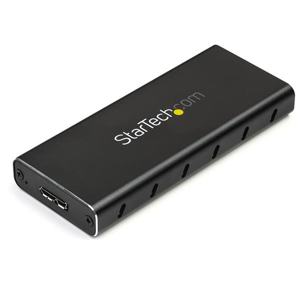 Image of StarTech.com M.2 SSD Enclosure for M.2 SATA SSDs - USB 3.1...