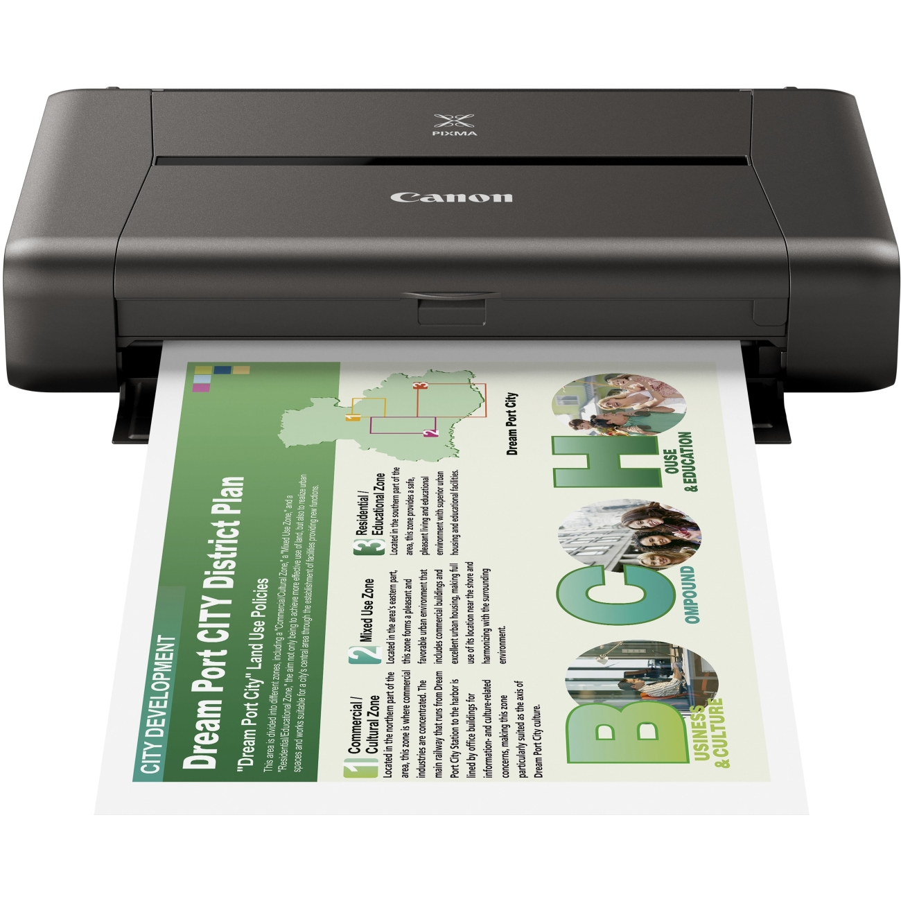 Canon PIXMA iP110 photo printer Inkjet 9600 x 2400 DPI A4 (210 x 297 mm ...