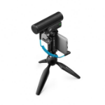 Sennheiser MKE 400 Mobile Kit - condenser, supercardioid microphone with low-pass filter with Manfrotto tripod