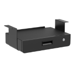 Multibrackets M Under Desk Drawer Lockable Black with Shelf