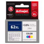 Activejet AH-62CRX ink (replacement for HP 62XL C2P07AE; Premium; 18 ml; color)
