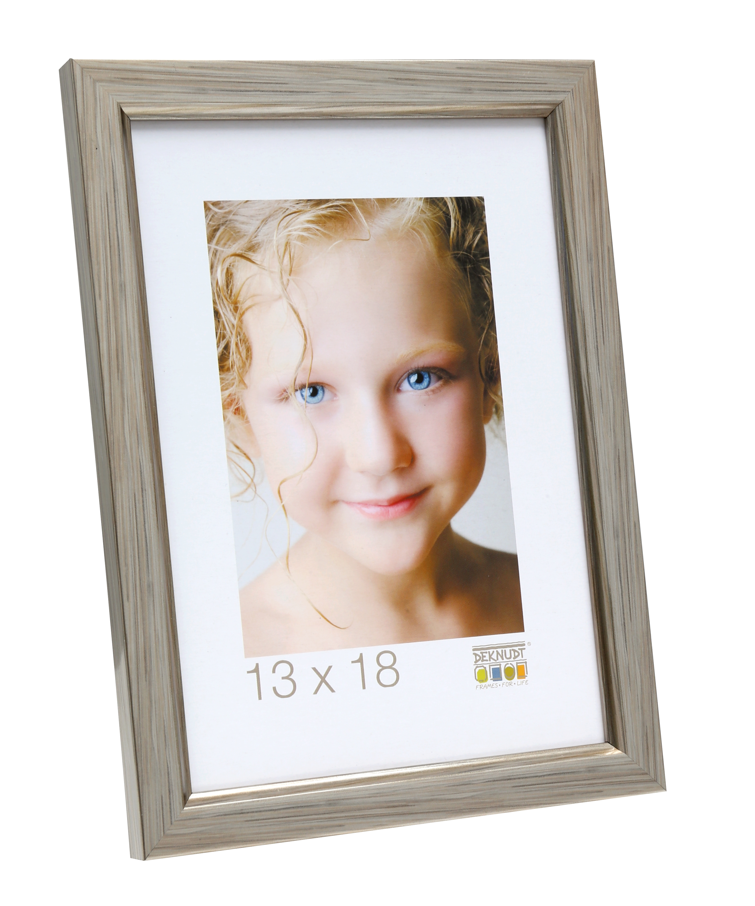 Image of Deknudt S46AD1 - Plastic - Silver - Single picture frame - 13 x 18...