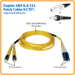 Tripp Lite N368-10M Duplex Singlemode 9/125 Fiber Patch Cable (LC/ST), 10M (33 ft.)
