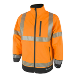 BEESWIFT High Visibility  Two Tone Softshell Orange / Black 3XL