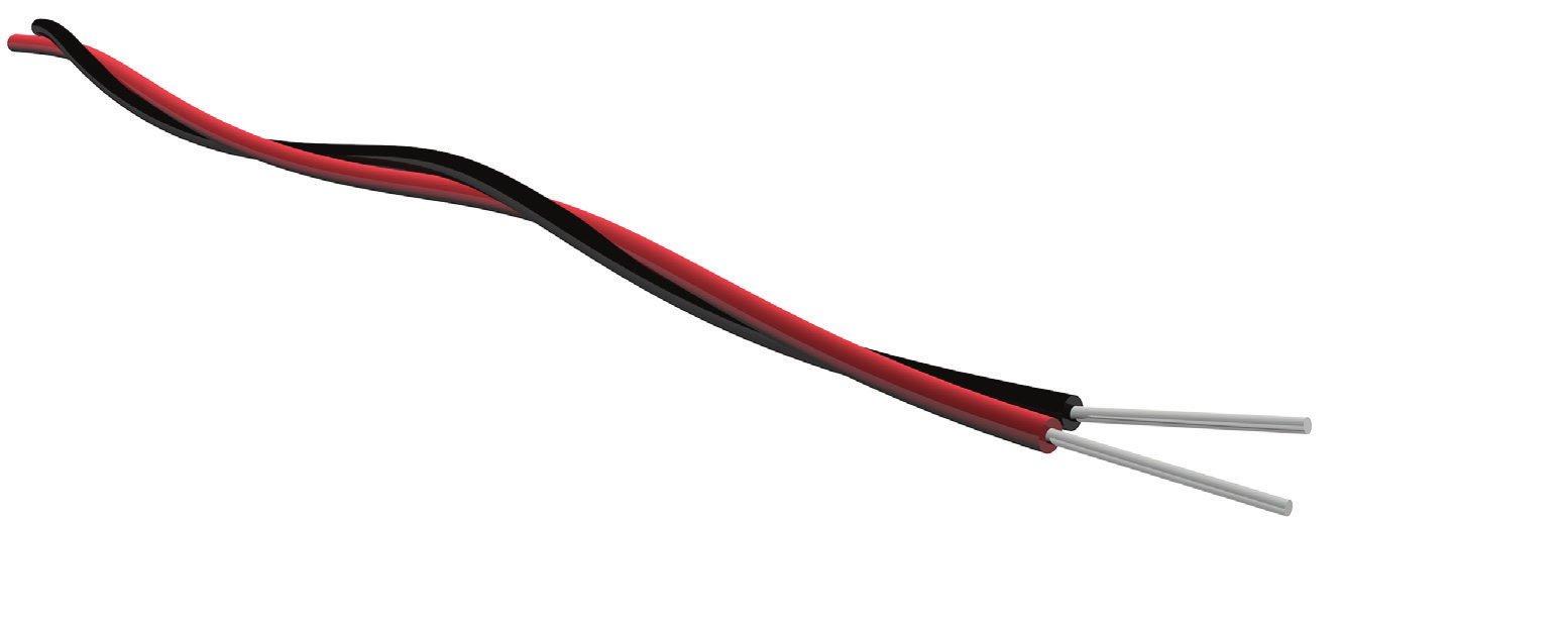 Image of Elmat Yv 2x0,6/1,1 signal cable 100 m Black, White