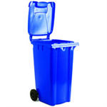 VFM WHEELIE BIN 120L BLUE 480X555X930MM