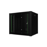 Lanview RWP09U45BL rack cabinet 9U Wall mounted rack Black