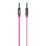 Belkin 3.5mm - 3.5mm, 0.9m audio cable 35.4" (0.9 m) Pink