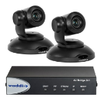 Vaddio AV Bridge 2x1 with 2 PrimeSHOT 10 HDMI cameras