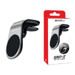 Advanced Accessories GRIP-iT Magnetic Car Air Vent Mount Holder - Silver/Black