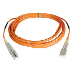 Eaton N520-02M InfiniBand/fibre optic cable 78.7" (2 m) LC OFNR Gray, Orange