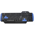 Rebeltec Warrior keyboard USB QWERTY Polish Black, Blue