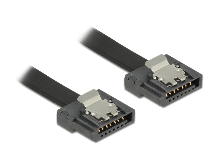 Image of DeLOCK 0.5m SATA III SATA cable SATA 7-pin Black