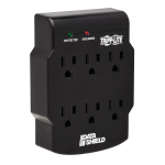 Tripp Lite SK6-0B surge protector Black 6 AC outlet(s) 120 V