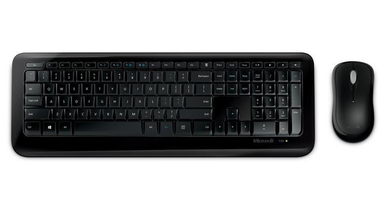 Image of Microsoft PY9-00006 keyboard Mouse included RF Wireless Black
