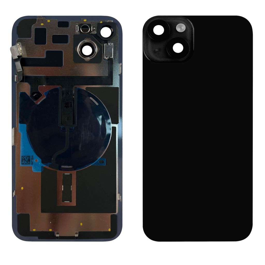 EU Product - iPhone 14 Plus Back Cover with Small Parts (No Logo) - Black (Midnight) thumbnail