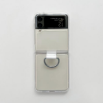 JLC Samsung Flip Cover 4 Clear Gel Case with Key ring