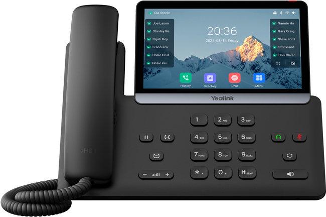 Yealink T77U SIP Phone with a 7-inch Touch Screen