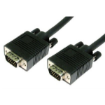 Cables Direct SVGA, 25m VGA cable VGA (D-Sub) Black