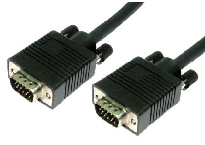 Cables Direct SVGA, 25m VGA cable VGA (D-Sub) Black