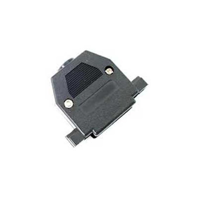 Image of FDL 25 PIN D-SUB D TYPE HOOD - BLACK PLASTIC