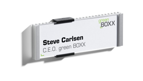 Image of Durable 480023 sign holder/information stand Acrylic, Aluminium Silver