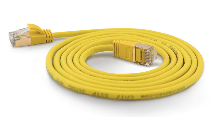Wantec 7175 networking cable Yellow 2 m Cat6a S/FTP (S-STP)