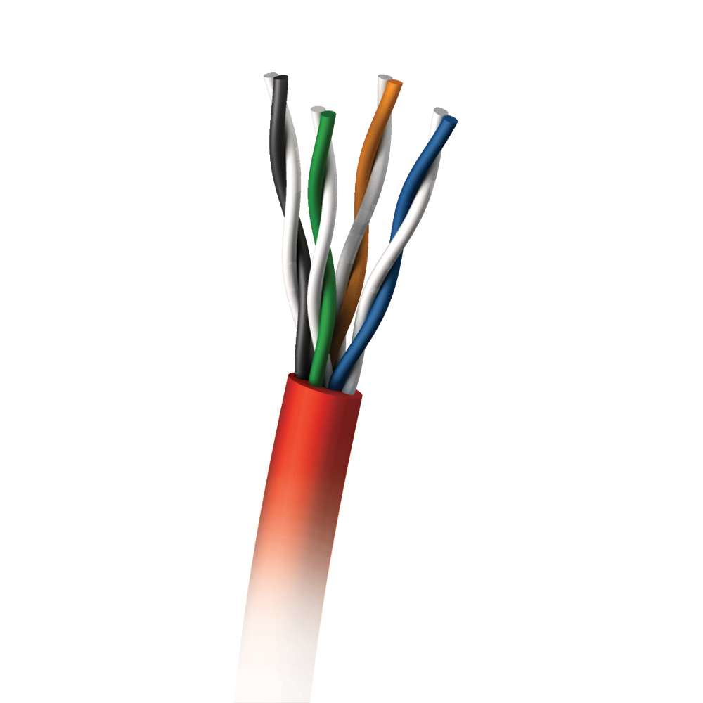 C2G 305m Cat5E 350MHz Cable cable de red Rojo U/UTP (UTP)