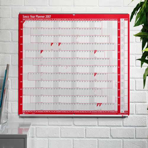Nobo Sasco Mounted Year Planner Track
