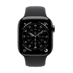 Apple MXLK3ZM/A smart wearable accessory Band Black Fluoroelastomer