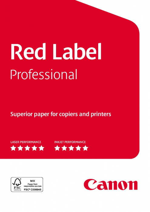 Canon Red Label Professional FSC printing paper A4 (210x297 mm) 250 sheets White