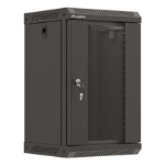 Lanberg WF11-3309-10B rack cabinet 9U Wall mounted rack Black