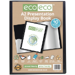 Eco Eco A2 50% Recycled 40 Pocket Presentation Display Book (1)