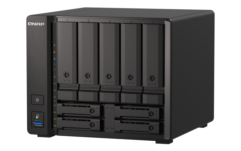 QNAP TS-H973AX-8G NAS/storage server V1500B Ethernet LAN Tower Black