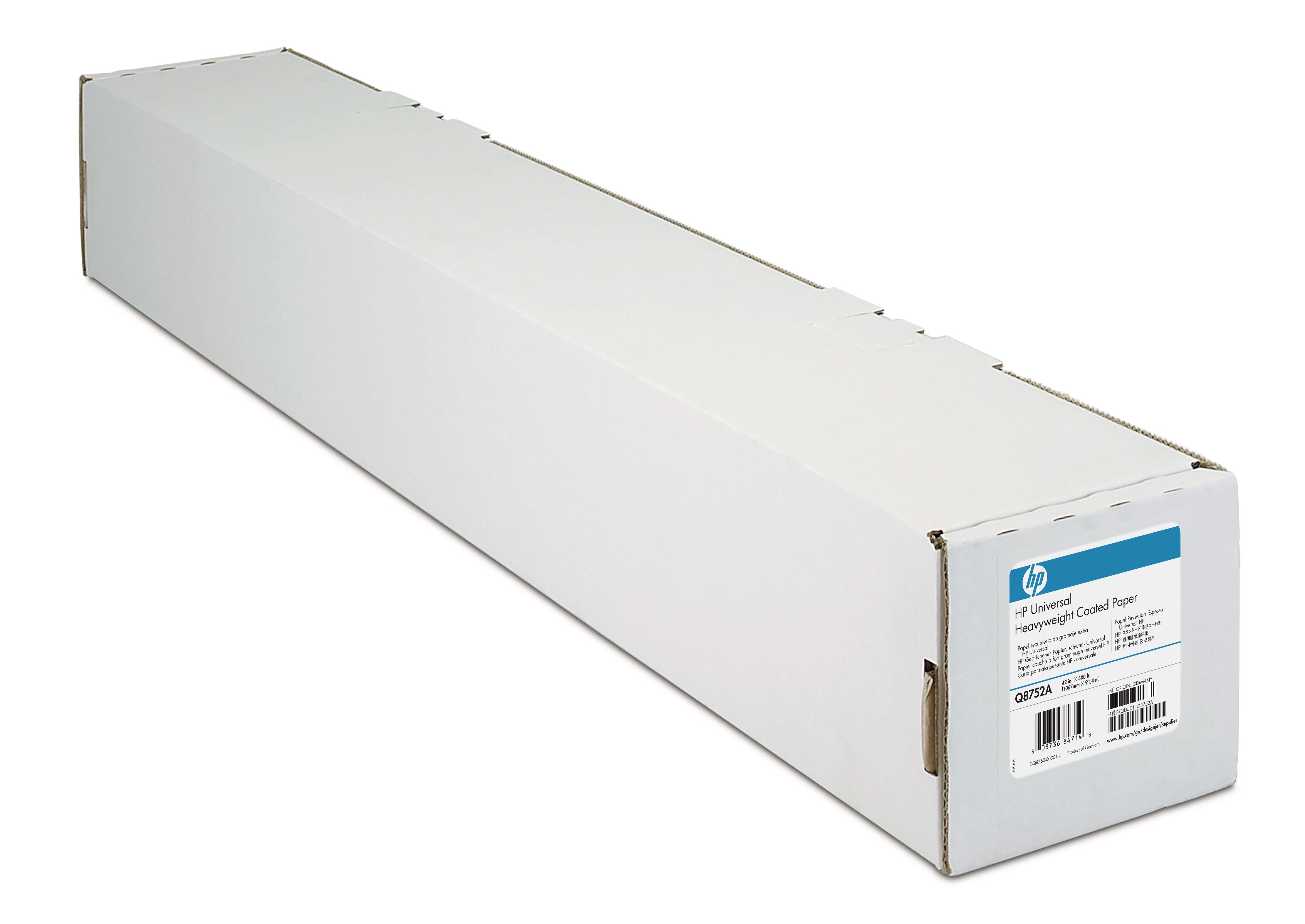 Image of HP Coated Paper-610 mm x 45.7 m (24 in x 150 ft) large format media