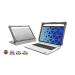 MAXCases Extreme Shell-FL Chromebook Case for HP 14in Probook 440 445 G11 and HP EliteBook 6 G1a 14in (Gray/Slide-On Top PC Bottom)