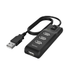 Hama 00200118 interface hub USB 2.0 480 Mbit/s Black