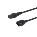 Equip 112170 power cable Black 1.8 m C14 coupler C15 coupler