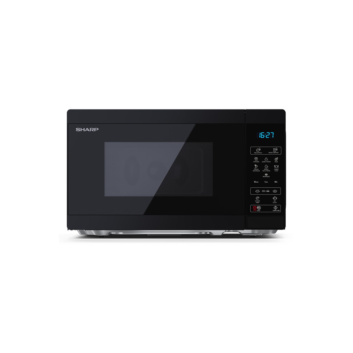 Photos - Other for Computer Sharp 20L 800W Digital Solo Microwave - Black YC-MS02U-B 