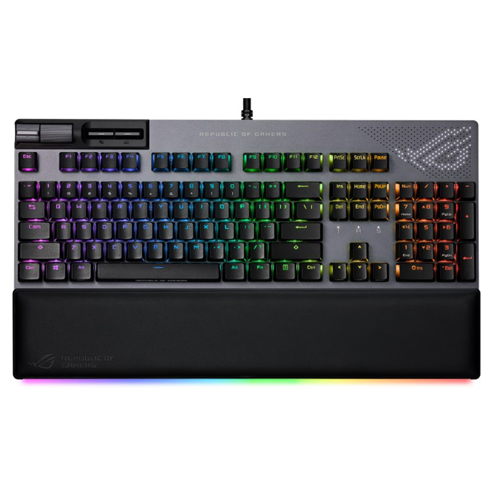 Image of ASUS ROG Flare II Animate keyboard USB QWERTY English Black