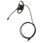 Ampetronic 1 Headset Wired Ear-hook Office/Call center Black
