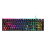 Deltaco Gaming GAM-021-RGB toetsenbord Gamen USB QWERTY Scandinavisch Zwart