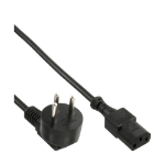 InLine power cable, Israel Type H / 3pin IEC C13 male, 3m